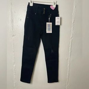 YMI Girl Black Skinny Jeans Size 7